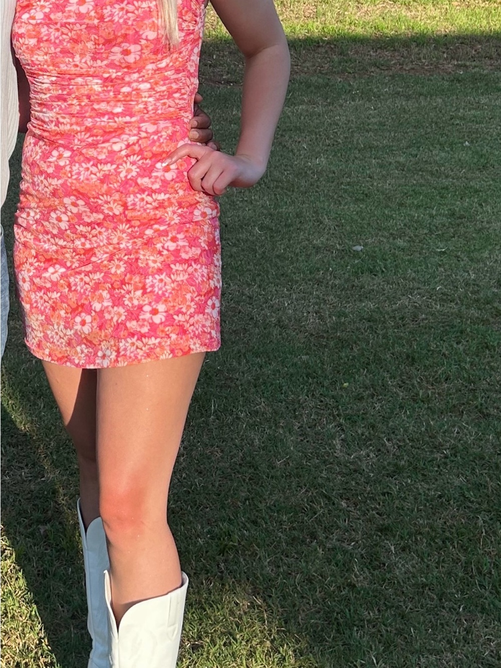 Floral Pink Mini dress
